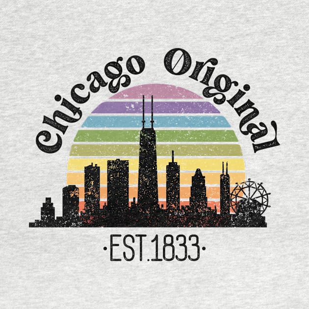 Chicago Original Retro Rainbow by Perpetual Brunch